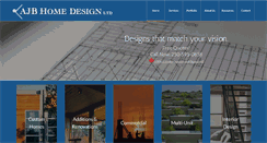 Desktop Screenshot of ajbhomedesign.com